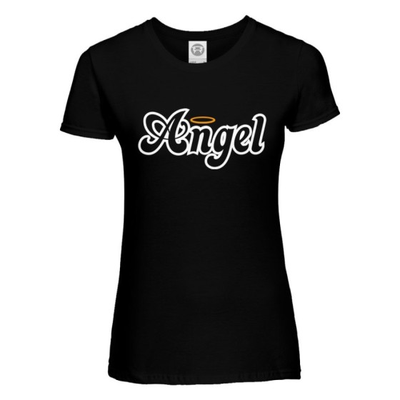 T-shirt donna personalizzabile con nome angel Love
