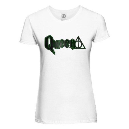T-shirt donna personalizzabile con nome queen doni della morte Love