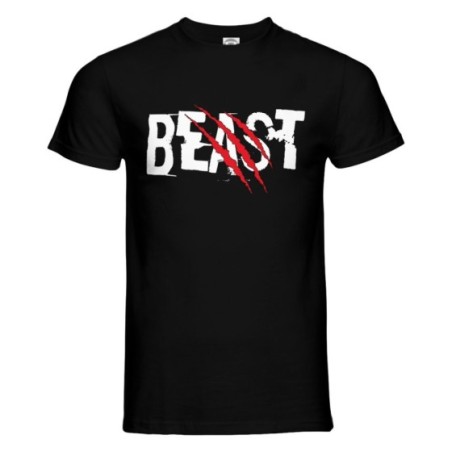 T-shirt uomo personalizzabile con nome beast graffio Love