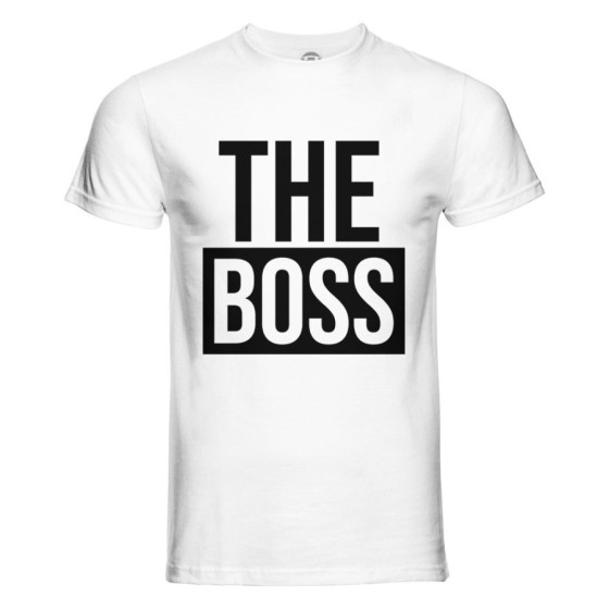 T-shirt uomo personalizzabile con nome the boss Love
