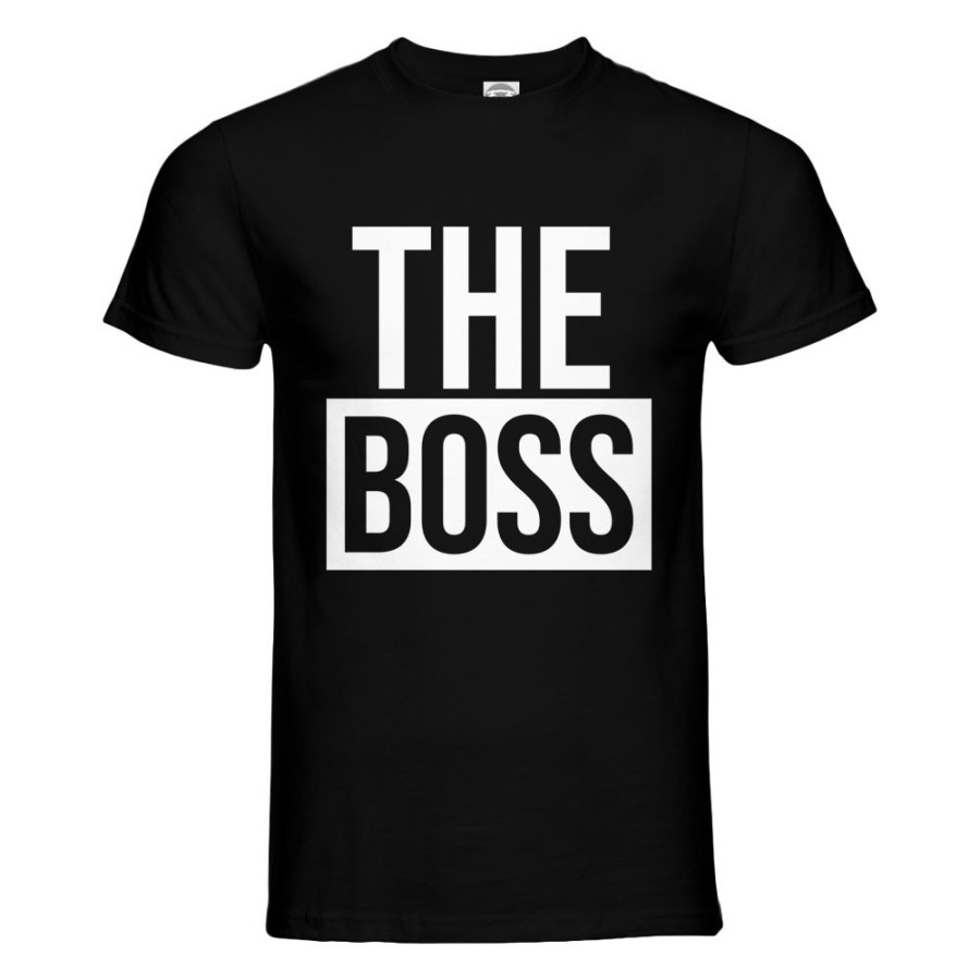 T-shirt uomo personalizzabile con nome the boss Love