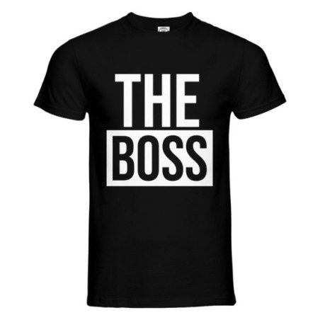 T-shirt uomo personalizzabile con nome the boss Love