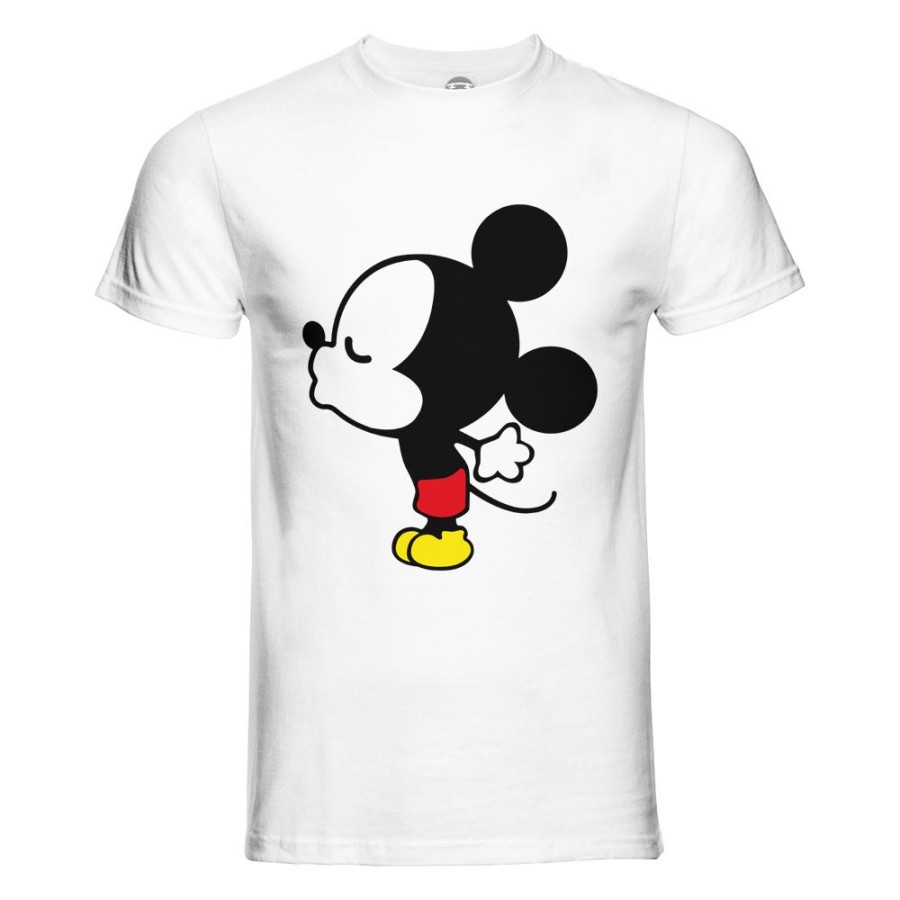 T-shirt uomo personalizzabile con nome bacio di topolino Love