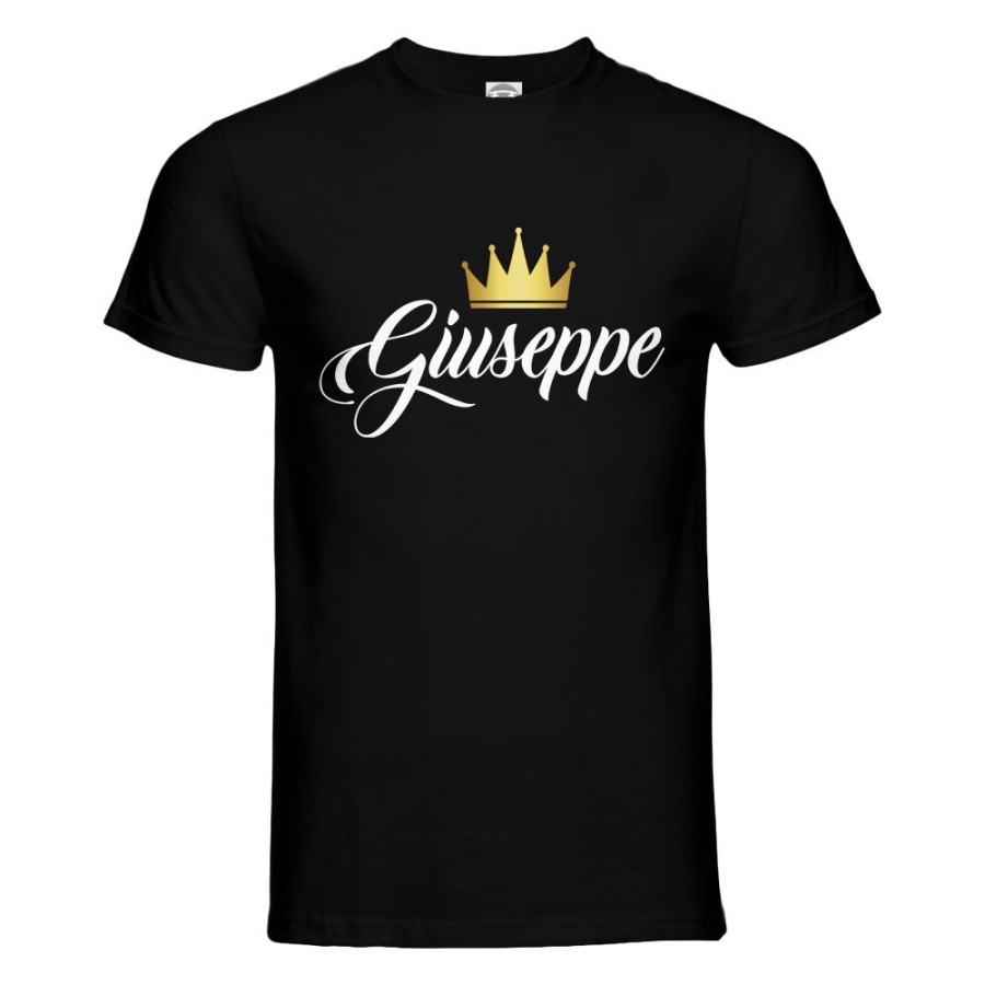 T-shirt uomo personalizzata con nome e corona k Love