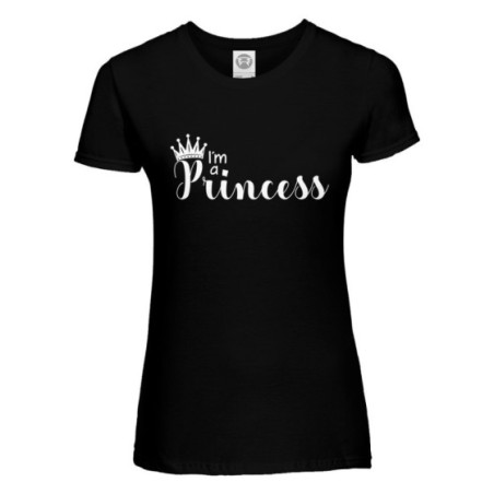 T-shirt donna personalizzabile con nome i'm a princess Love