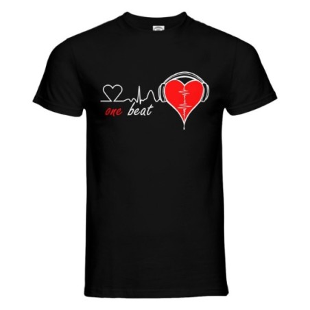 T-shirt uomo personalizzabile con nome one beat