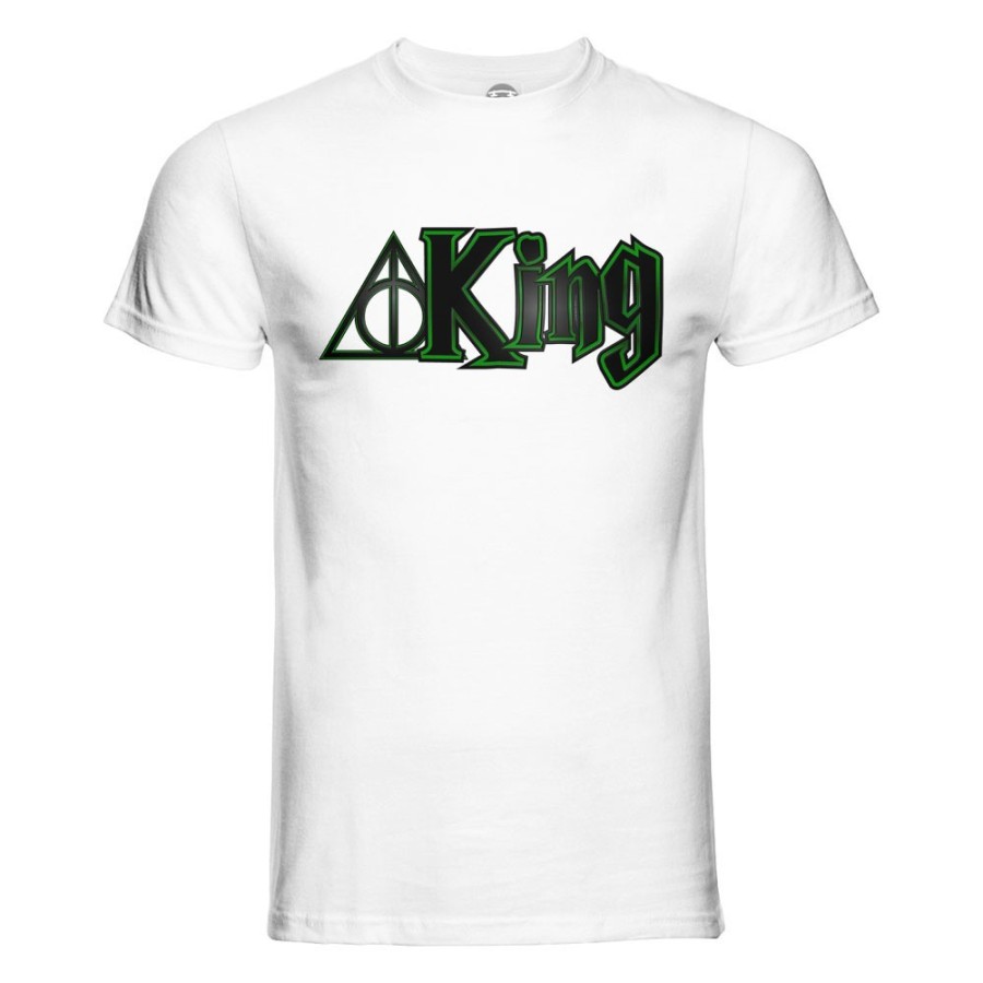 T-shirt uomo personalizzabile con nome king doni della morte Love