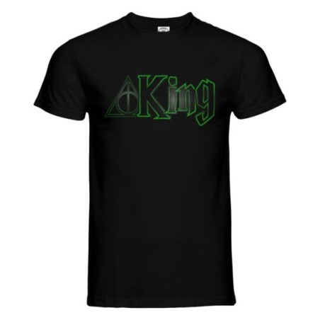 T-shirt uomo personalizzabile con nome king doni della morte Love