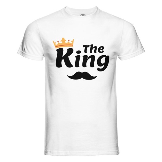 T-shirt uomo personalizzabile con nome the king smile Love
