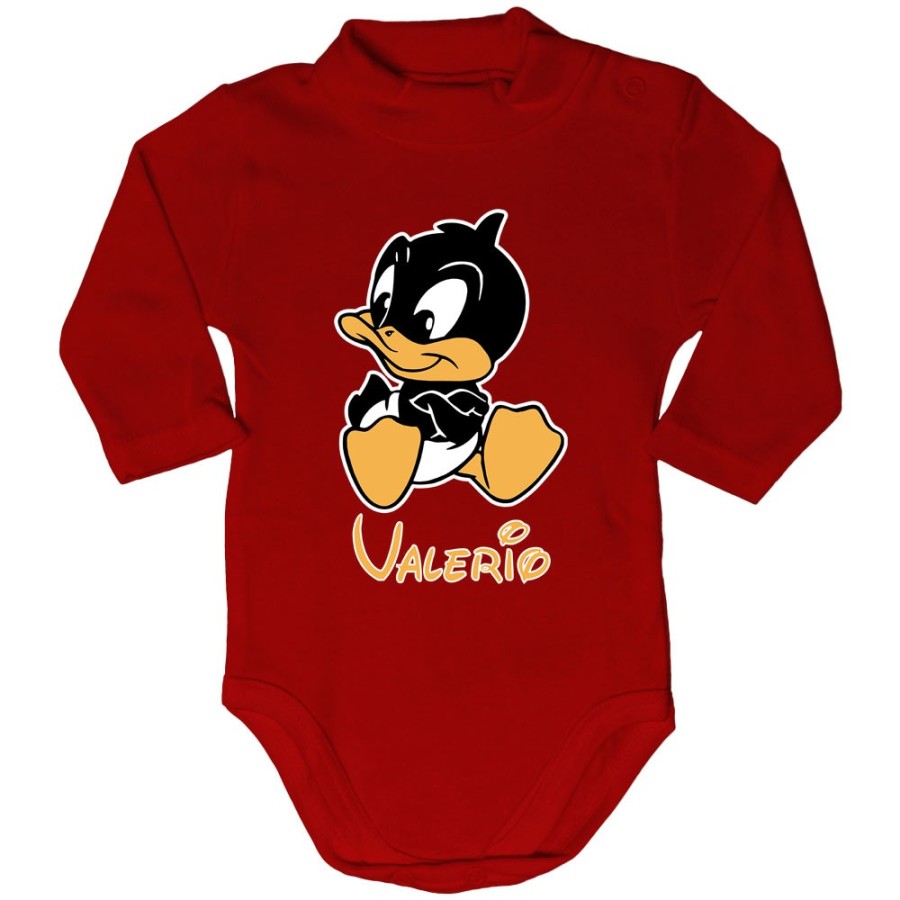Body lupetto neonato personalizzato con nome baby duffy Cartoon