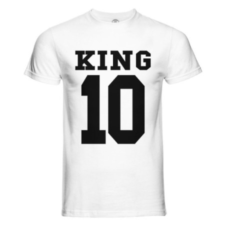 T-shirt uomo personalizzata con nome e numero king