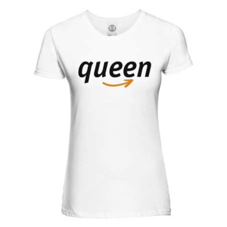 T-shirt donna personalizzabile con nome queen delivery