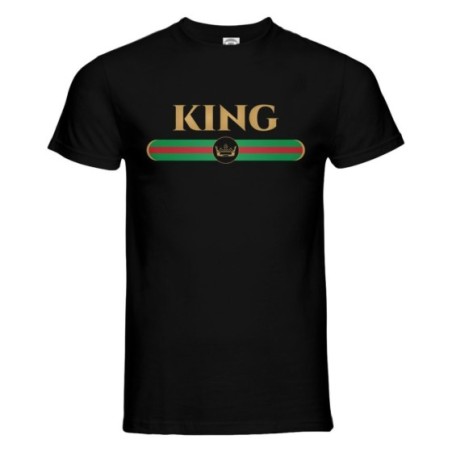 T-shirt uomo personalizzabile con nome king brand di lusso Love