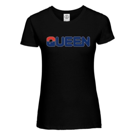 T-shirt donna personalizzabile con nome queen fila