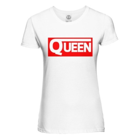 T-shirt donna personalizzabile con nome v queen