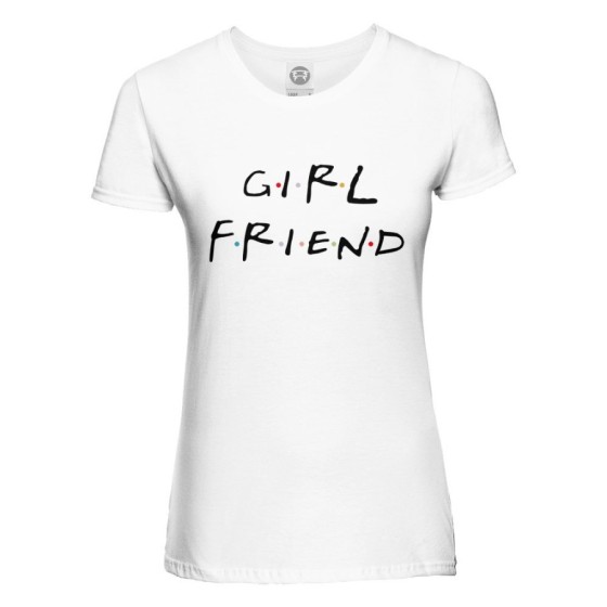 T-shirt donna personalizzabile con nome girl friend friends Love