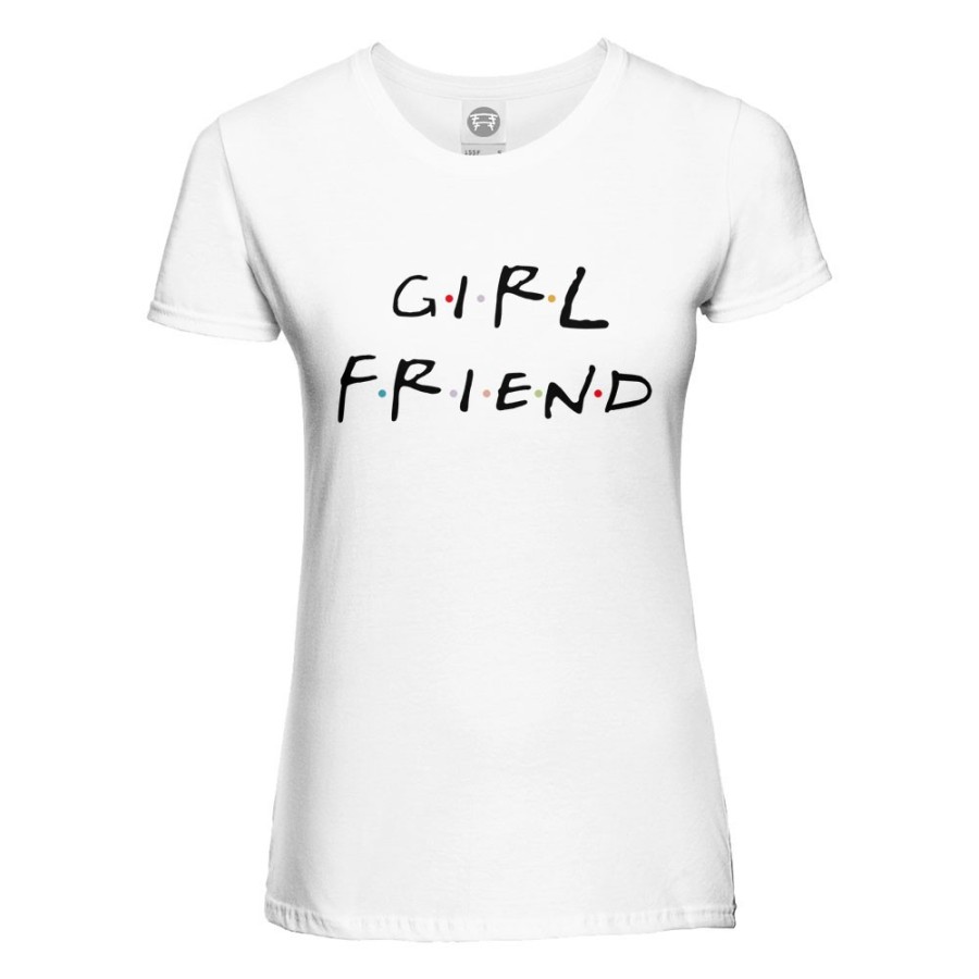 T-shirt donna personalizzabile con nome girl friend friends Love