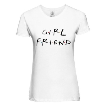 T-shirt donna personalizzabile con nome girl friend friends