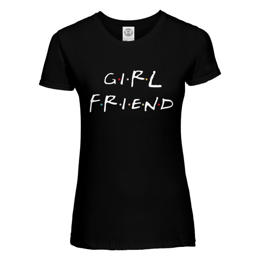 T-shirt donna personalizzabile con nome girl friend friends Love