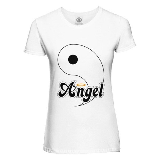 T-shirt donna personalizzabile con nome yang angel Love