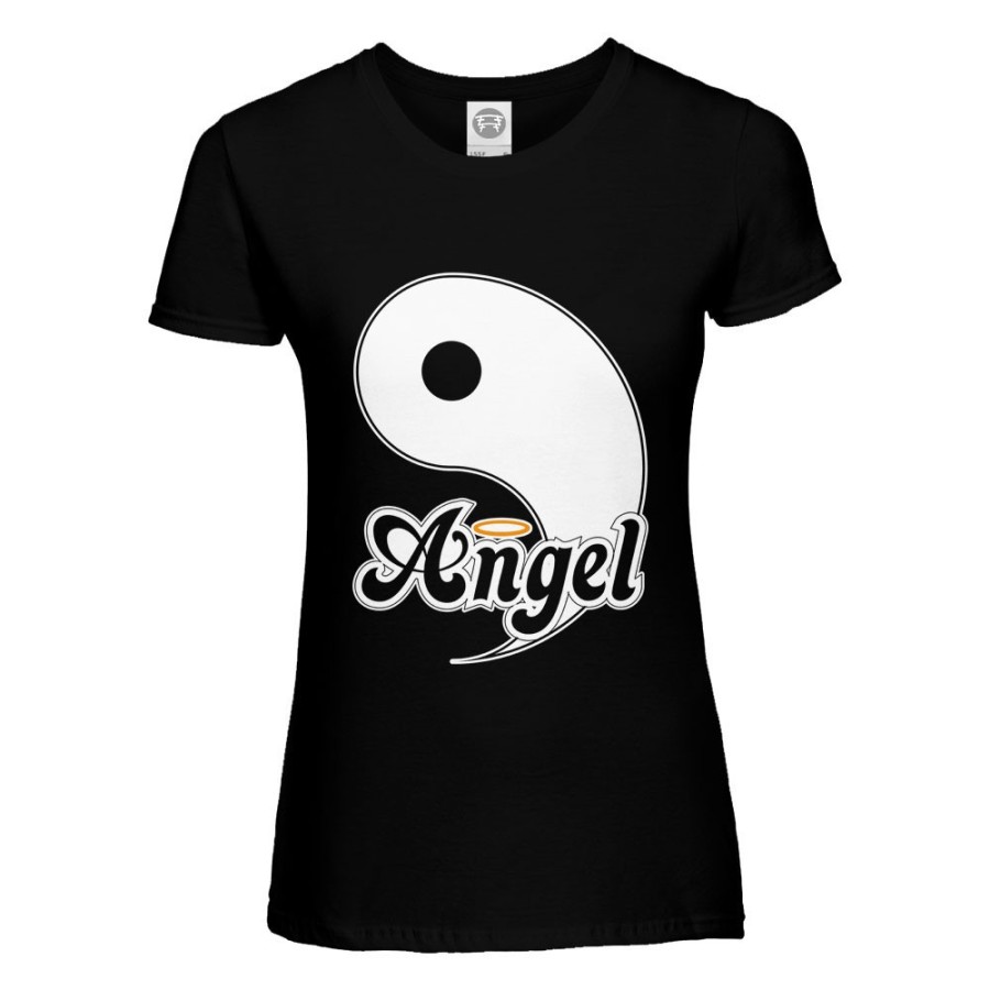 T-shirt donna personalizzabile con nome yang angel Love