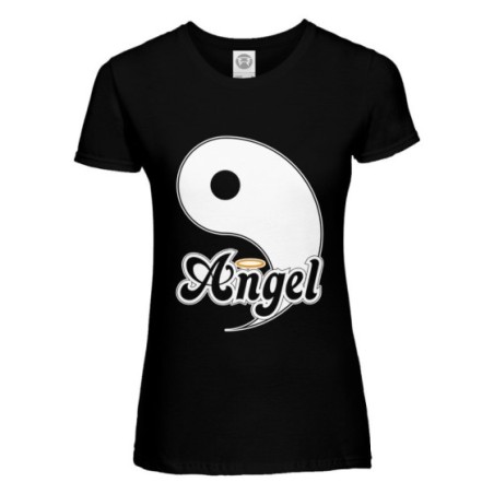 T-shirt donna personalizzabile con nome yang angel Love