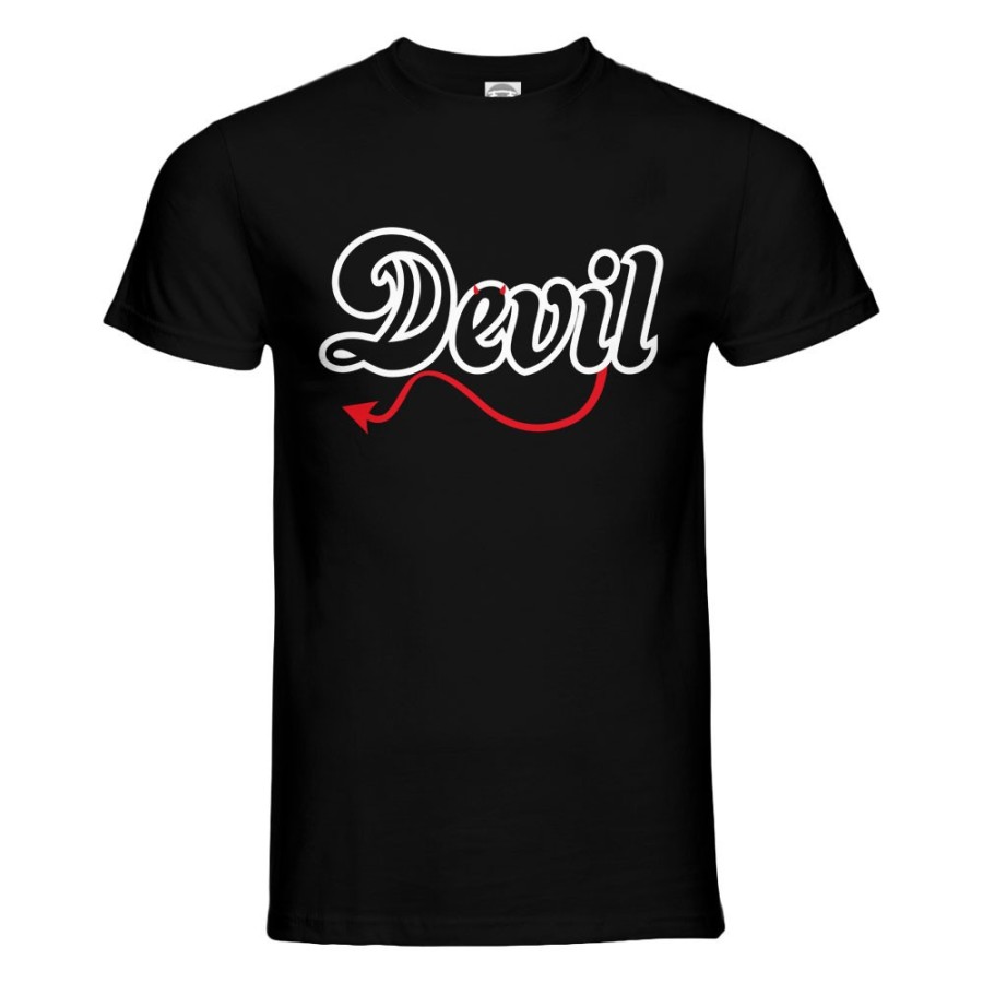 T-shirt uomo personalizzabile con nome devil Love