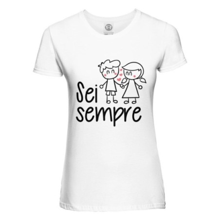 T-shirt donna personalizzabile con nome sei sempre Love