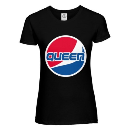 T-shirt donna personalizzabile con nome queen pepsi