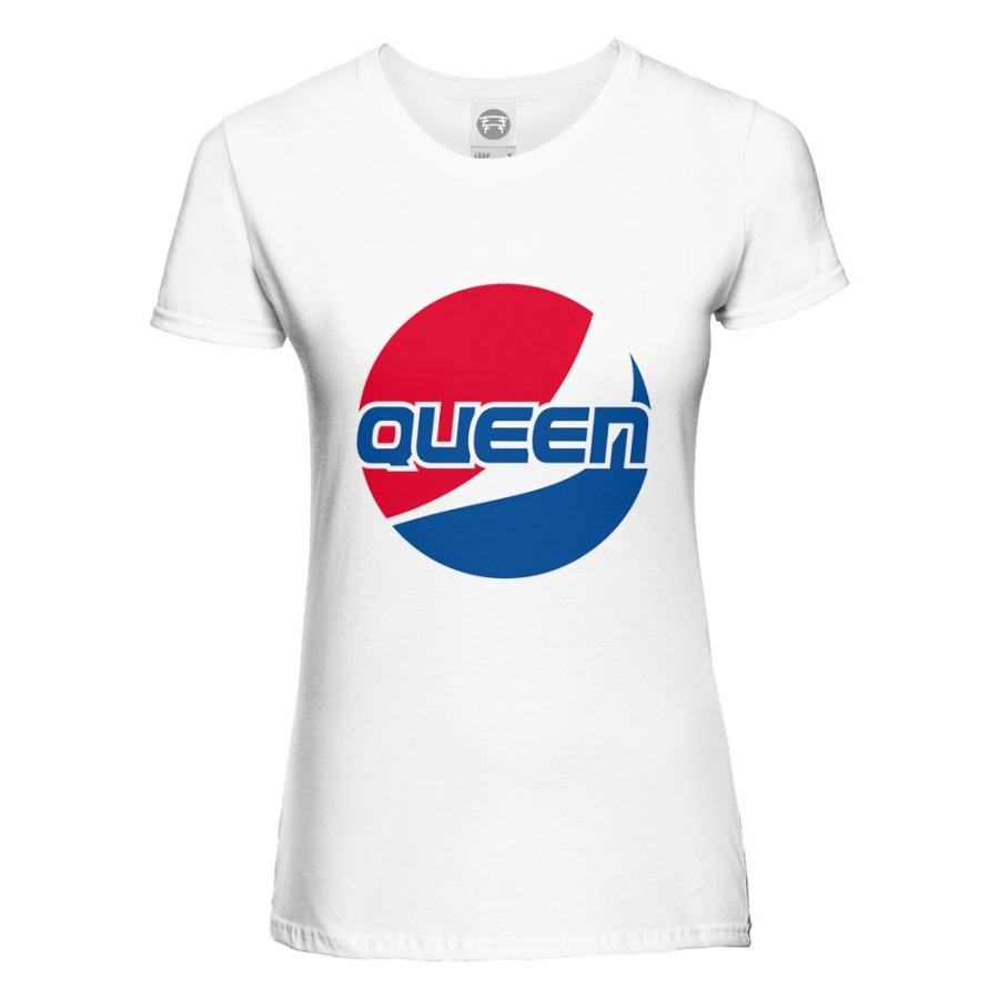 T-shirt donna personalizzabile con nome queen pepsi Love