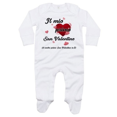 Tutina neonato il mio primo san valentino