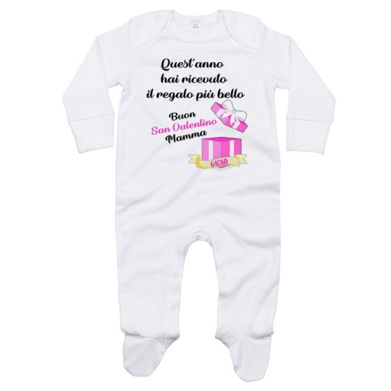 Tutina neonato quest'anno hai ricevuto il regalo più bello buon san valentino mamma Love