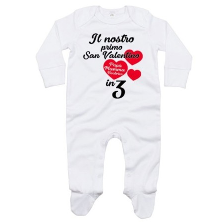 Tutina neonato personalizzato con nomi il mio primo san...