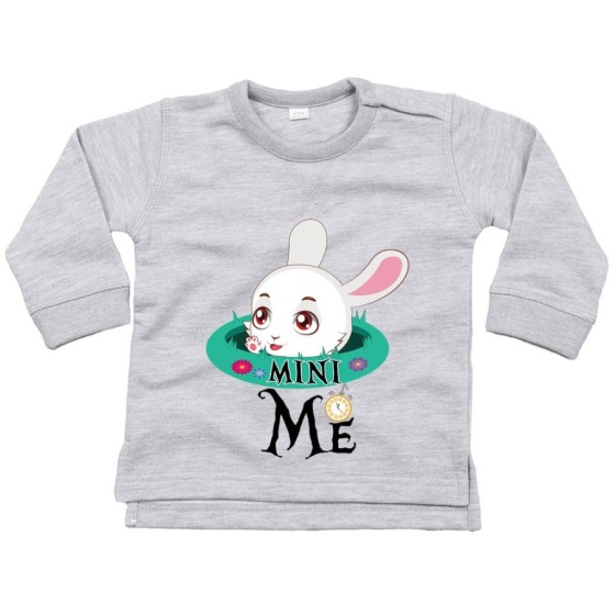 Felpa neonato mini me bianconiglio Per la famiglia