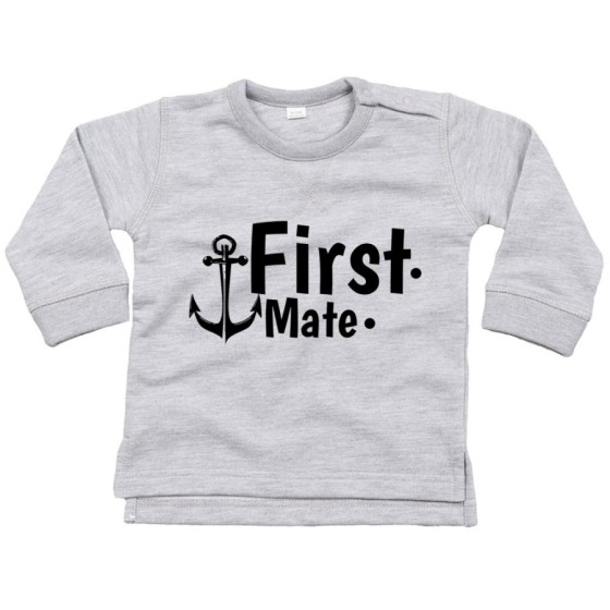 Felpa neonato first mate Per la famiglia