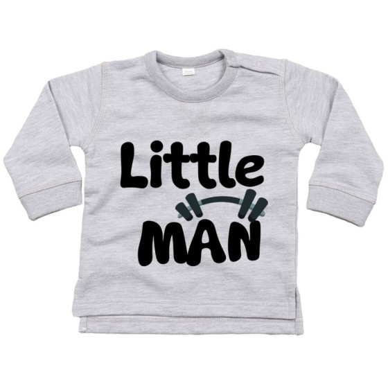 Felpa neonato little man little lady Per la famiglia