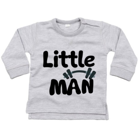 Felpa neonato little man little lady