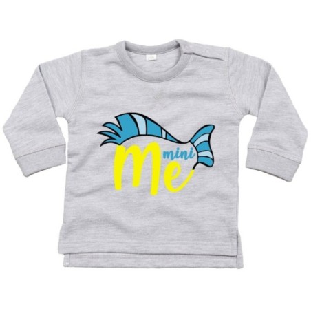 Felpa neonata mini me flounder
