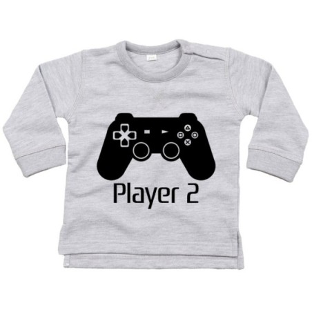 Felpa neonato player 2 play station