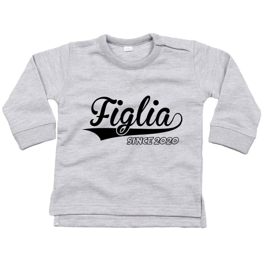 Felpa neonato personalizzata con anno figlio figlia since Per la famiglia