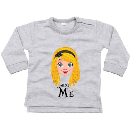 Felpa neonata mini me alice