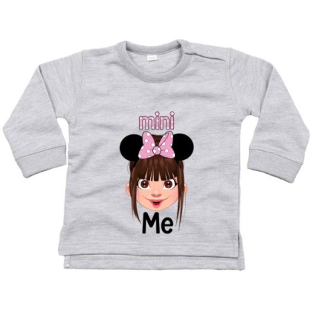 Felpa neonata mini me minnie mouse