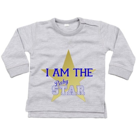 Felpa neonata i am the baby star