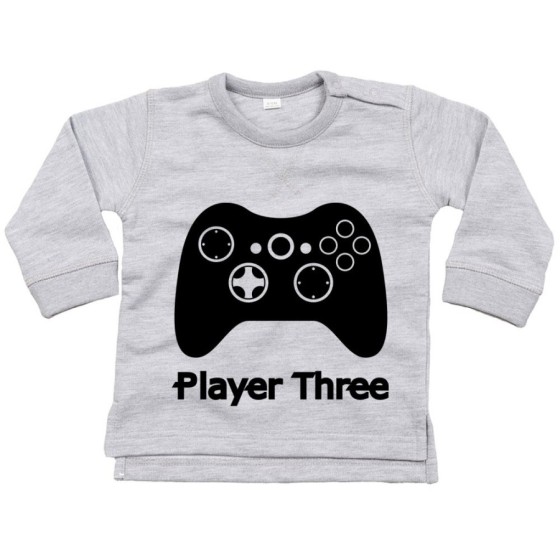 Felpa neonato player three xbox Per la famiglia