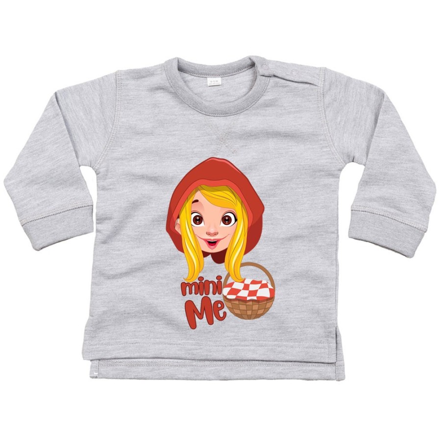 Felpa neonata mini me cappuccetto rosso Per la famiglia