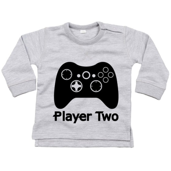 Felpa neonato player two xbox Per la famiglia