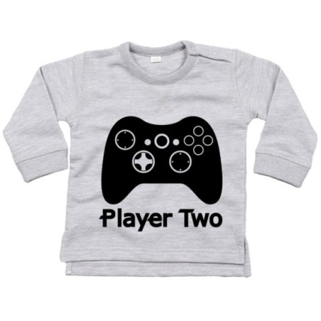 Felpa neonato player two xbox