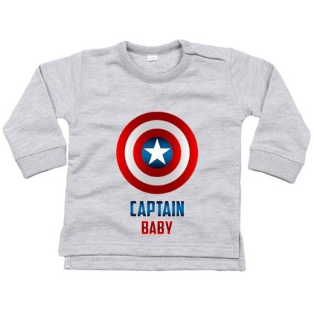 Felpa neonato captain baby