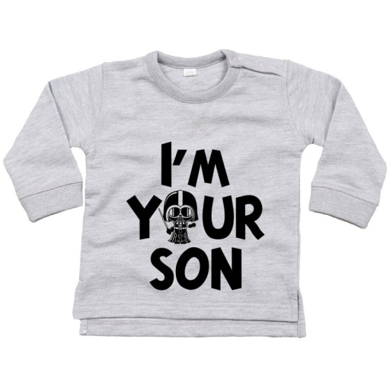 Felpa neonato i am your son Per la famiglia