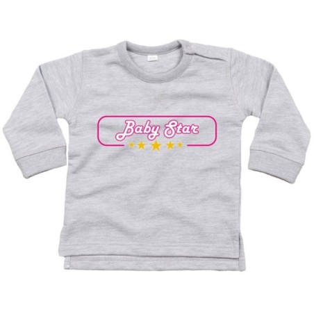Felpa neonata baby star